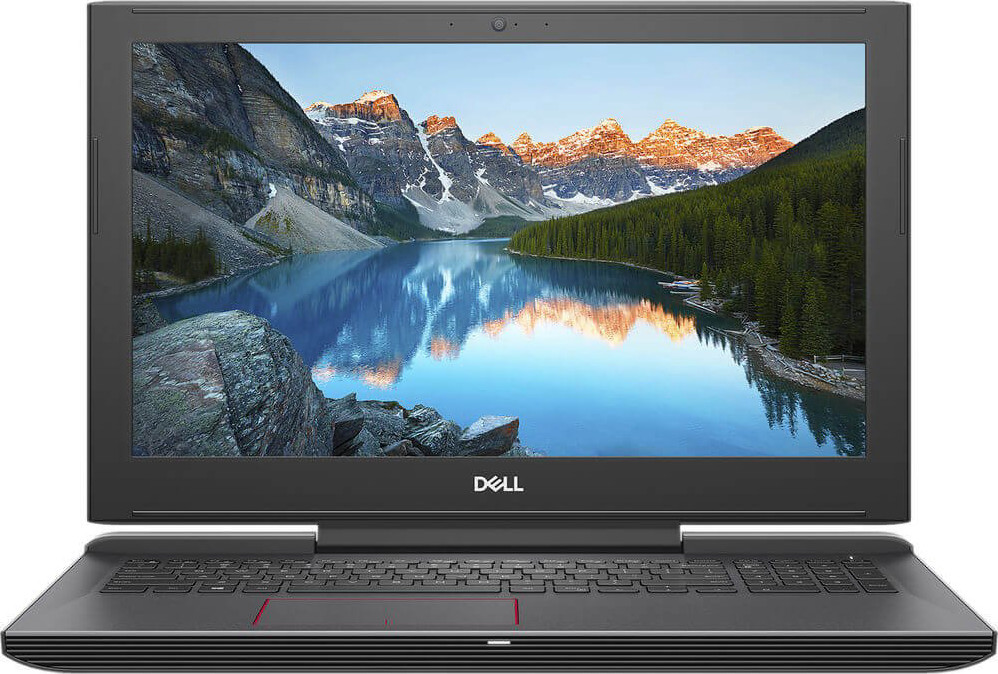 Dell G5 Gaming Laptop 15.6" Full HD 1920 x 1080 LED Display, 8th Gen 6 Core Intel i7-8750H Processor, 16GB Memory, 256GB SSD +1TB HDD, NVIDIA GeForce GTX 1050Ti, Licorice Black
