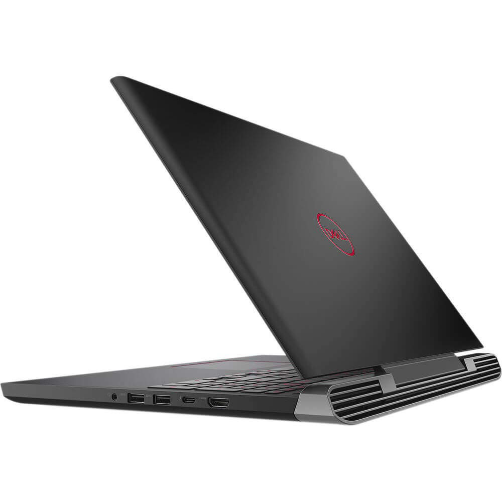 Dell G5 Gaming Laptop 15.6" Full HD 1920 x 1080 LED Display, 8th Gen 6 Core Intel i7-8750H Processor, 16GB Memory, 256GB SSD +1TB HDD, NVIDIA GeForce GTX 1050Ti, Licorice Black