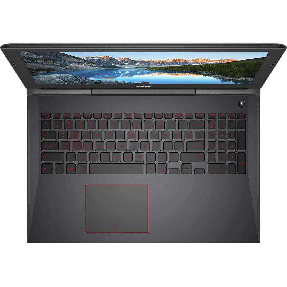 Dell G5 Gaming Laptop 15.6" Full HD 1920 x 1080 LED Display, 8th Gen 6 Core Intel i7-8750H Processor, 16GB Memory, 256GB SSD +1TB HDD, NVIDIA GeForce GTX 1050Ti, Licorice Black