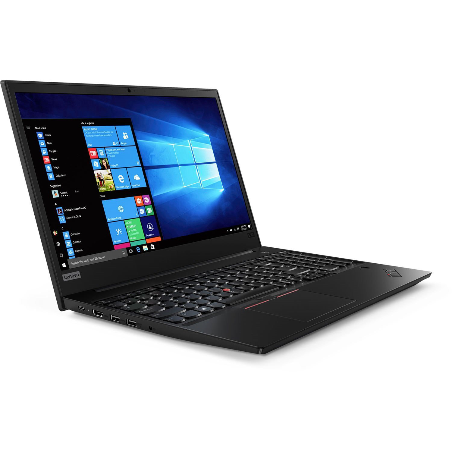 2019 Lenovo ThinkPad E580 15.6" Inch HD Business Laptop (Intel Core i5-7200U, 8GB DDR4 Memory, 256GB Samsung PCIe 3.0(x4) NVMe SSD M.2 SSD) Fingerprint, Type-C, HDMI, Ethernet, Webcam, Windows 10 Pro